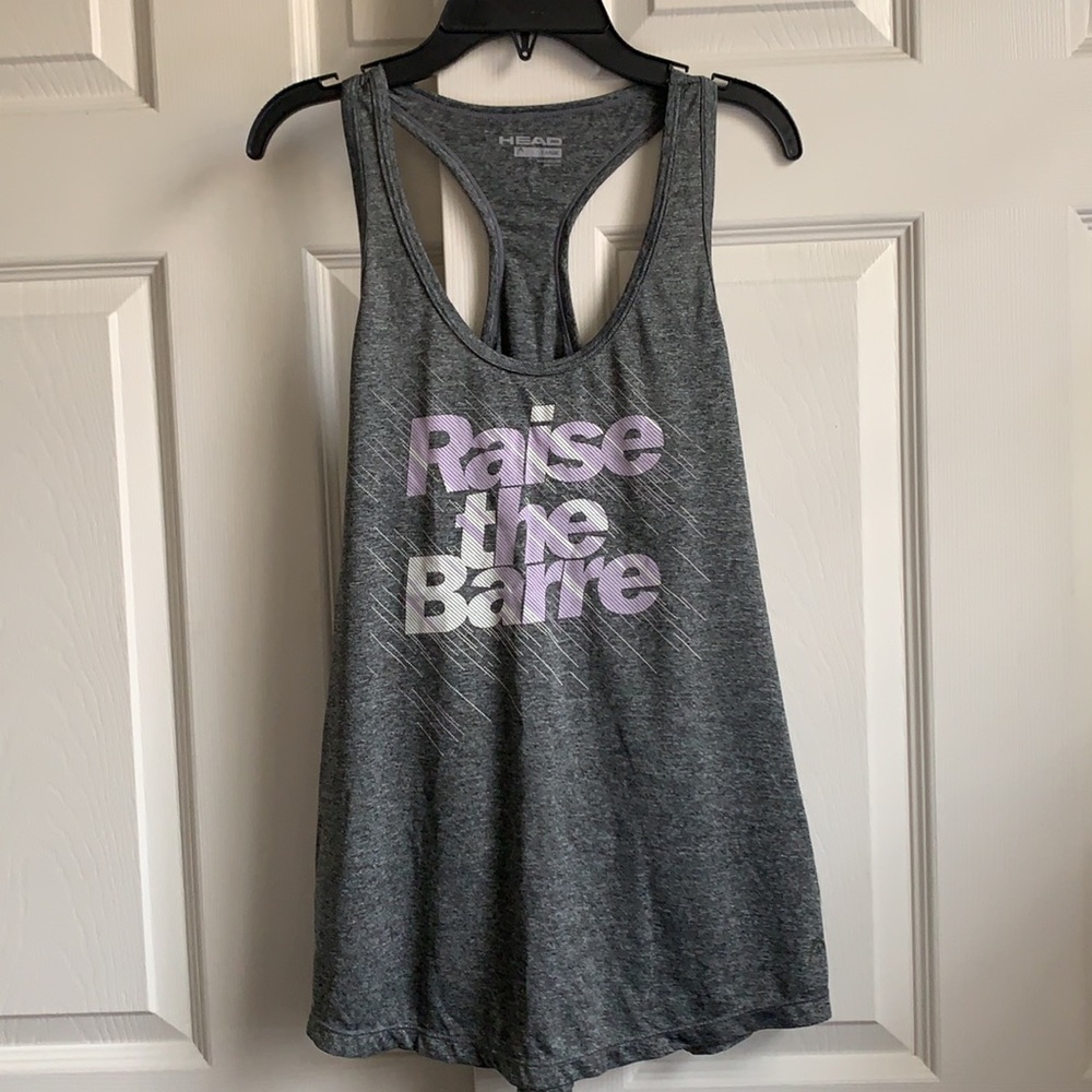 “Raise the barre” tank